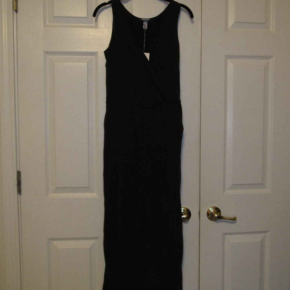 A New Day XS Stretchy Poly Blend V-neck Sleeveless Pant Suit